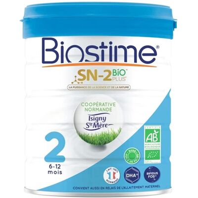 Biostime SN-2 Bio Plus 6-12M - Lait Infantile - Publicité Biostime SN-2 Bio Plus 6-12M - Lait Infantile - Publicité