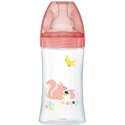 Biberon Anticolique Dodie Sensation+ 270 ml Écureuil - Publicité Biberon Anticolique Dodie Sensation+ 270 ml Écureuil - Publicité