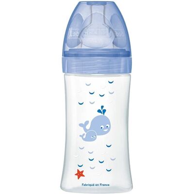 Biberon Anticollique Dodie Sensation+ Mer 270 ml - Publicité Biberon Anticollique Dodie Sensation+ Mer 270 ml - Publicité
