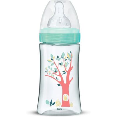 Biberón Dodie Iniciación+ Verde 270ml 3 Velocidades Anticólicos Biberón Dodie Iniciación+ Verde 270ml 3 Velocidades Anticólicos