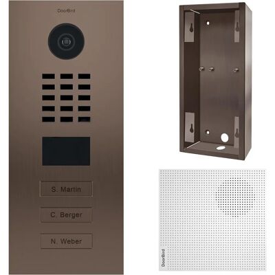 Doorbird D2103bv - Videoportero IP con 3 timbres - Bronce Doorbird D2103bv - Videoportero IP con 3 timbres - Bronce