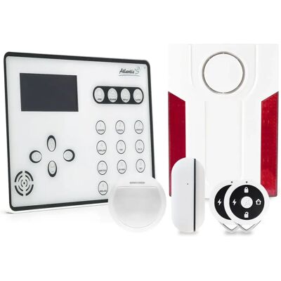 Kit di Allarme Casa Wireless GSM Atlantic'S - MD-334R Kit di Allarme Casa Wireless GSM Atlantic'S - MD-334R