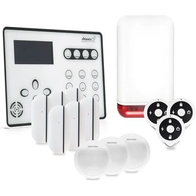 Kit di allarme wireless Atlantic'S Ateos - 5 sensori Kit di allarme wireless Atlantic'S Ateos - 5 sensori