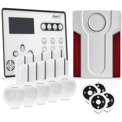 Sistema di Sicurezza Casa Wireless Atlantic'S Ateos - Kit Sistema di Sicurezza Casa Wireless Atlantic'S Ateos - Kit