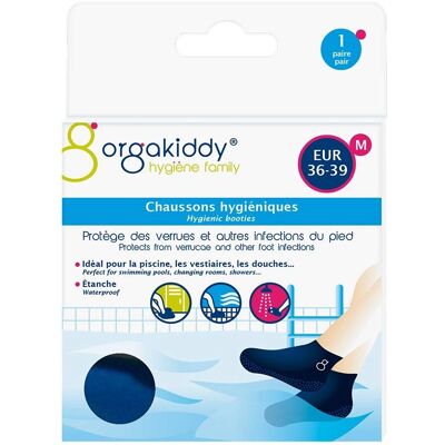 Orgakiddy Chaussons Hygiéniques Imperméables - 36-39 - Chaussons hygiéniques - Publicité Orgakiddy Chaussons Hygiéniques Imperméables - 36-39 - Chaussons hygiéniques - Publicité
