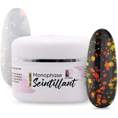 Ocibel Modèle Scintillant N°1 - Gel Monophase UV/LED - 15g - Publicité Ocibel Modèle Scintillant N°1 - Gel Monophase UV/LED - 15g - Publicité