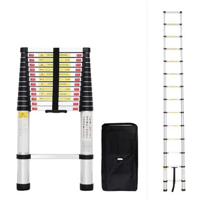 Todeco Aluminium-Teleskopleiter - 14 Stufen, 410cm, EN131 Zertifiziert Todeco Aluminium-Teleskopleiter - 14 Stufen, 410cm, EN131 Zertifiziert