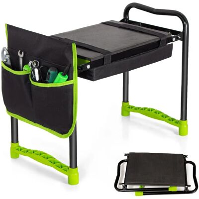 Tabouret de Jardin Todeco - Siège Pliable Multifonction avec 2 Coussins - Publicité Tabouret de Jardin Todeco - Siège Pliable Multifonction avec 2 Coussins - Publicité