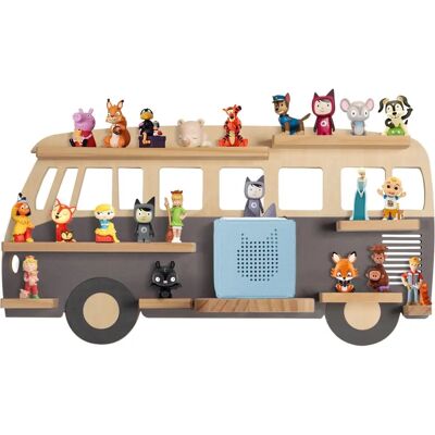 Étagère Murale Todeco pour Toniebox & Tonies - 20-25 Figures - Gris - Publicité Étagère Murale Todeco pour Toniebox & Tonies - 20-25 Figures - Gris - Publicité