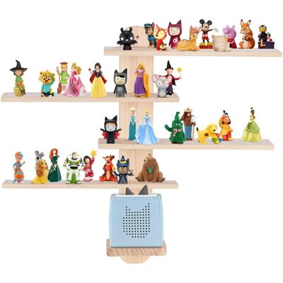 Étagère murale Todeco pour Toniebox - 50-60 Figures - Facile à Installer - Publicité Étagère murale Todeco pour Toniebox - 50-60 Figures - Facile à Installer - Publicité