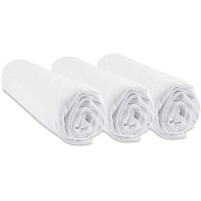 Easy Dort Set di Lenzuola in Viscosa di Bambù - 60x120cm - Bianco Easy Dort Set di Lenzuola in Viscosa di Bambù - 60x120cm - Bianco