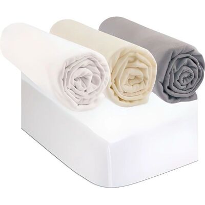 Easy Dort - Lenzuolo con angoli in jersey di cotone biologico 40x80 - Set di biancheria per bebè Easy Dort - Lenzuolo con angoli in jersey di cotone biologico 40x80 - Set di biancheria per bebè