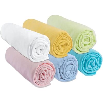 Easy Dort Cotton Jersey Fitted Sheets - 50x100 - Baby Crib Bedding Easy Dort Cotton Jersey Fitted Sheets - 50x100 - Baby Crib Bedding