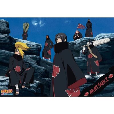 ABYstyle Akatsuki Poster - Naruto Shippuden 91.5x61 cm ABYstyle Akatsuki Poster - Naruto Shippuden 91.5x61 cm
