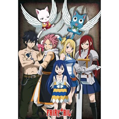 Abystyle Fairy Tail Skupinový plakát - 91,5x61cm Abystyle Fairy Tail Skupinový plakát - 91,5x61cm