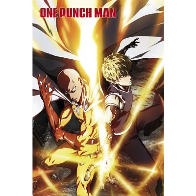 Abystyle Saitama & Genos Poster - 91.5x61 cm - Anime muurkunst Abystyle Saitama & Genos Poster - 91.5x61 cm - Anime muurkunst