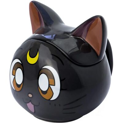 Sailor Moon Luna 3D Mugg - 350ml - Ej mikrovågsugn eller diskmaskin Sailor Moon Luna 3D Mugg - 350ml - Ej mikrovågsugn eller diskmaskin