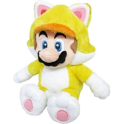 Peluche Nintendo Mario Gatto - 25cm - Giallo Peluche Nintendo Mario Gatto - 25cm - Giallo
