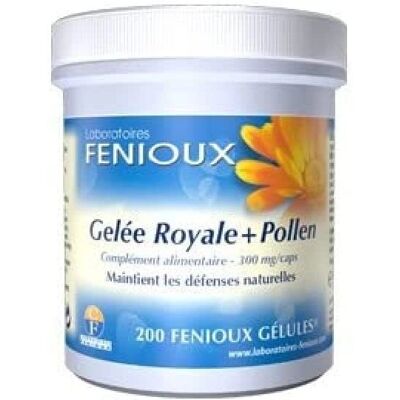 Fenioux Royal Jelly & Pollen 200 Capsules - Dietary Supplement Fenioux Royal Jelly & Pollen 200 Capsules - Dietary Supplement