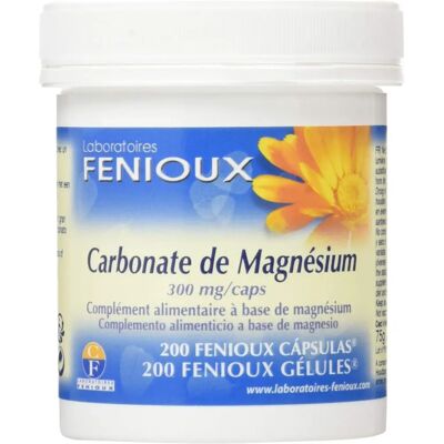 Fenioux Carbonato de Magnesio - 200 cápsulas Fenioux Carbonato de Magnesio - 200 cápsulas
