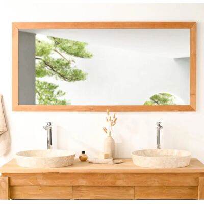 Wanda Collection - Espejo rectangular de teca maciza 145x70 cm Wanda Collection - Espejo rectangular de teca maciza 145x70 cm