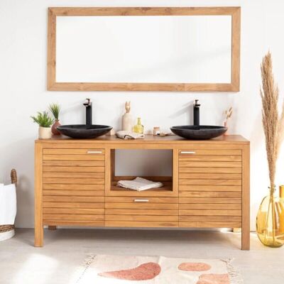 Wanda Collection - Mueble de lavabo de teca 160 - Marrón Wanda Collection - Mueble de lavabo de teca 160 - Marrón