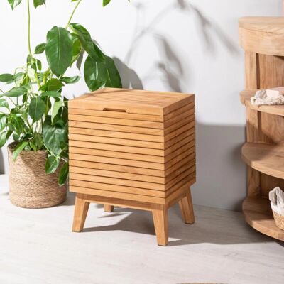Wanda Collection - Teak Laundry Basket - Marrón Wanda Collection - Teak Laundry Basket - Marrón