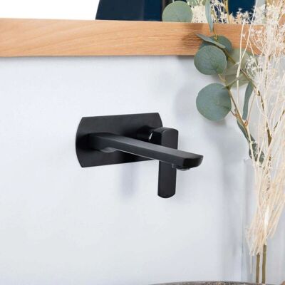 Wanda Collection Louga Grifo de Pared Negro - Accesorio de Baño Wanda Collection Louga Grifo de Pared Negro - Accesorio de Baño