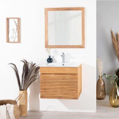 Mueble de baño WANDA COLLECTION de teca - Diseño moderno y duradero Mueble de baño WANDA COLLECTION de teca - Diseño moderno y duradero