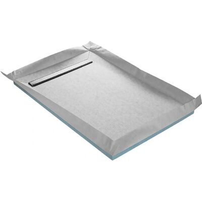 U-TILE receveur de douche 90x90cm avec 4 pentes et membrane étanche - Publicité U-TILE receveur de douche 90x90cm avec 4 pentes et membrane étanche - Publicité