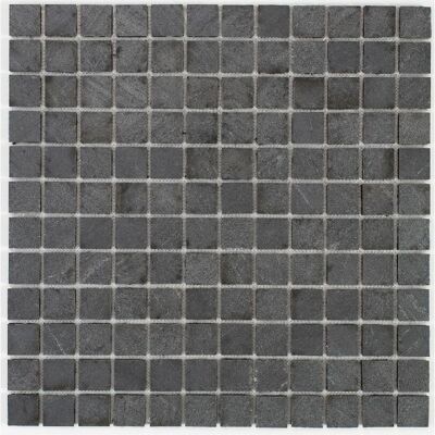 U-TILE - Mosaïque en pierre naturelle 30 x 30 - 2,5 x 2,5 cm roche graphite noir - Mosaic tile - Publicité U-TILE - Mosaïque en pierre naturelle 30 x 30 - 2,5 x 2,5 cm roche graphite noir - Mosaic tile - Publicité