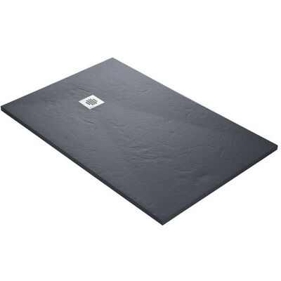 U-TILE - HD Slate Resin 120x90 - Gris - Shower tray - Publicité U-TILE - HD Slate Resin 120x90 - Gris - Shower tray - Publicité