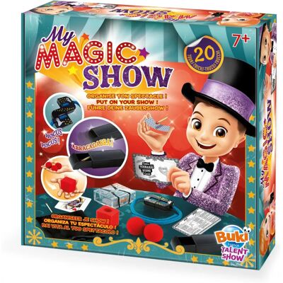Buki 6060 Zestaw Magiczny dla Dzieci - 20 Trików i Kart Buki 6060 Zestaw Magiczny dla Dzieci - 20 Trików i Kart