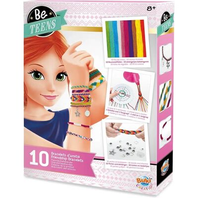 Buki BE102 Gioco di Arte e Artigianato - Kit di Braccialetti dell'Amicizia per Bambini Buki BE102 Gioco di Arte e Artigianato - Kit di Braccialetti dell'Amicizia per Bambini
