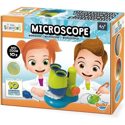Buki Mini Sciences - Mikroskop hellgrün - Lernspielzeug Buki Mini Sciences - Mikroskop hellgrün - Lernspielzeug