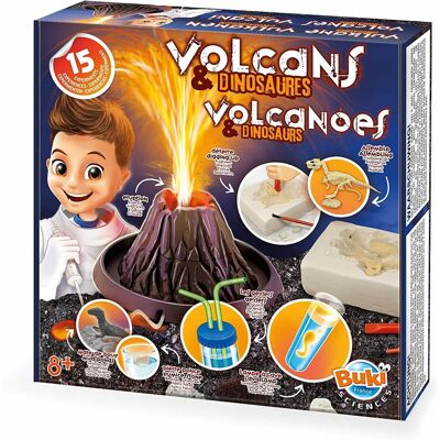 Buki Vulcões e Dinossauros - Brinquedo Científico Educativo para Crianças Buki Vulcões e Dinossauros - Brinquedo Científico Educativo para Crianças