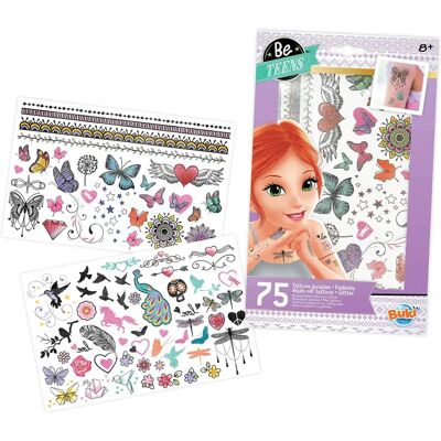 BUKI FRANCE 75 Abwaschbare Tattoos - Tattoos für Kinder BUKI FRANCE 75 Abwaschbare Tattoos - Tattoos für Kinder