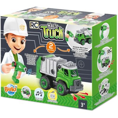 Buki Szemétautó R/C - Játékautó gyerekeknek 3+ Buki Szemétautó R/C - Játékautó gyerekeknek 3+