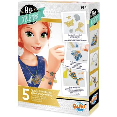 Buki Bijoux Étincelants Multi - Créez 3 colliers et 2 bracelets Buki Bijoux Étincelants Multi - Créez 3 colliers et 2 bracelets