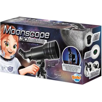 Buki MoonScope - Télescope Lunar - 30 Activités - Unisex Buki MoonScope - Télescope Lunar - 30 Activités - Unisex