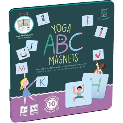 Buki Y021 Yoga ABC Magnete - Lernspielzeug für Kinder Buki Y021 Yoga ABC Magnete - Lernspielzeug für Kinder
