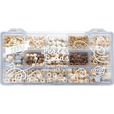 Buki France Natürliche Holzperlen - Holzperlen Set für Kinder Buki France Natürliche Holzperlen - Holzperlen Set für Kinder