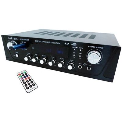 LTC ATM-7000USB - 2x50W - USB/SD - Karaoke - Amplificateur - Publicité LTC ATM-7000USB - 2x50W - USB/SD - Karaoke - Amplificateur - Publicité
