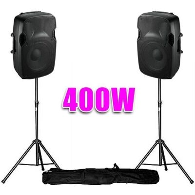 Haut-parleur PA Ibiza Sound XTK8A 8 pouces - Actif, 100W, Entrées Micro et Ligne - Publicité Haut-parleur PA Ibiza Sound XTK8A 8 pouces - Actif, 100W, Entrées Micro et Ligne - Publicité