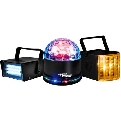 LYTOR - PACK RENO - Derby - Strobe - Pack d'éclairage - Publicité LYTOR - PACK RENO - Derby - Strobe - Pack d'éclairage - Publicité