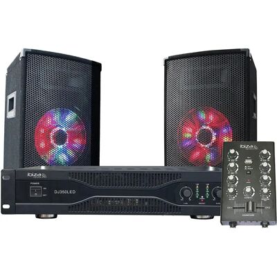 Ibiza Sound - Kit Sono 2 - 2x10 - 250W - PA System - Publicité Ibiza Sound - Kit Sono 2 - 2x10 - 250W - PA System - Publicité