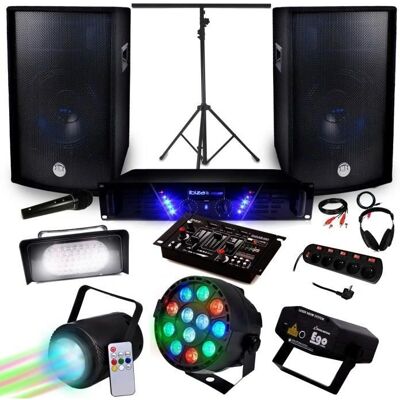 IBIZA AMP-300 - 2x300W - BMS-12 - système PA - Publicité IBIZA AMP-300 - 2x300W - BMS-12 - système PA - Publicité