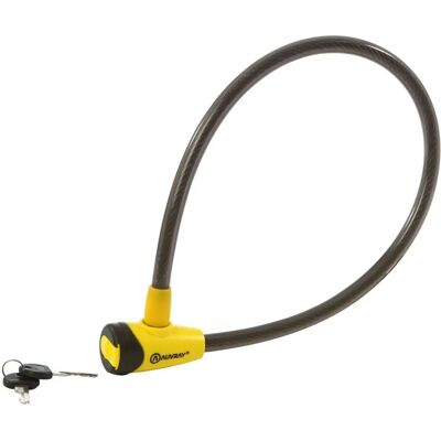 Auvray Fahrradschloss - 650mm flexibles Kabel, Schlüssel - Fahrradschloss Auvray Fahrradschloss - 650mm flexibles Kabel, Schlüssel - Fahrradschloss