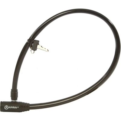 Auvray CAC650AUV05 - Cadenas pour Vélo - 650mm, 5mm, Jaune Auvray CAC650AUV05 - Cadenas pour Vélo - 650mm, 5mm, Jaune
