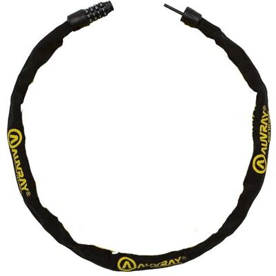 Cadenas Auvray N·Block 90cm - Serrure à Combinaison - Chaîne en Acier - Publicité Cadenas Auvray N·Block 90cm - Serrure à Combinaison - Chaîne en Acier - Publicité